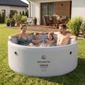 Aufblasbares Schwimmbecken AQUASTIC ONSEN Drop Stitch 1200 l 178 cm grau 3