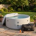 Aufblasbares Schwimmbecken AQUASTIC ONSEN Drop Stitch 1200 l 178 cm grau 18