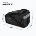Fahrradträger Tasche ATTABO MyBack 7 l schwarz 7