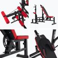 XTREXO BenchFit Max Trainingsbank mit Ständer und Gebetsstange schwarz 14