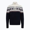 Herrenpullover Woolcano SWT1091 Granatowy/Kremowy