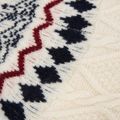 Damenpullover Woolcano SWT1092 Kremowy/Granatowy 5