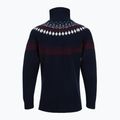 Herrenpullover Woolcano SWT1093 Granatrowy/Kremowy 2