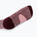 Damensocken Woolcano SCK1098 Różowy/Bordowy 4