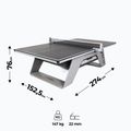Tischtennistisch OneTeam OT-TTI-PRO Schwarz 2