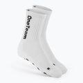 Kinder-Fußballsocken OneTeam Precision Grip non-slip 2-pack white