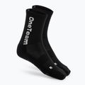 Kinder-Fußballsocken OneTeam Precision Grip non-slip 2-pack black