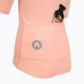 Kinder-Fahrradtrikot ATTABO TEVRA JR mit kurzem Reißverschluss, rosa 13