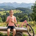 Kinder-Fahrradtrikot ATTABO TEVRA JR mit kurzem Reißverschluss, rosa 6