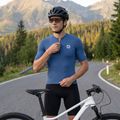 Herren-Fahrradtrikot ATTABO TEVRA mit kurzem Reißverschluss, marineblau 7
