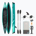 AQUASTIC Cortez 13'9" 420 cm grünes aufblasbares 2-Personen-Hochdruck-Kajak