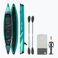 AQUASTIC Cortez 13'9" 420 cm grünes aufblasbares 2-Personen-Hochdruck-Kajak