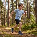 Kinder-Trekkingshirt KADVA Merivra Merino Blau 10