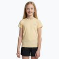 Kinder-Trekking-T-Shirt KADVA Merivra Merinowolle Pfirsich