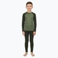 Kinder Thermo-Unterwäsche-Set WOOLCANO Merino SET0982 khaki