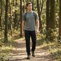 Herren-Trekkingschuhe KADVA NEVRA WP niedrige Leder grün 7