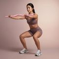 Gebogener Hantelstange XTREXO SCULPT 90 cm rosa 3