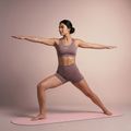 Trainings- und Yogamatte XTREXO SCULPT abgerundet 183 x 61 cm rosa 11