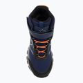 Kinder-Trekkingschuhe KADVA Rocky Trail Mid WaterProof Softshell marineblau 8