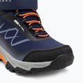 Kinder-Trekkingschuhe KADVA Rocky Trail Mid WaterProof Softshell marineblau 10