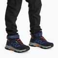 Kinder-Trekkingschuhe KADVA Rocky Trail Mid WaterProof Softshell marineblau 2