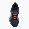 Kinder-Trekkingschuhe KADVA Rocky Trail Low WaterProof Softshell marineblau 8