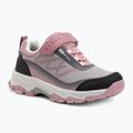 Kinder-Trekking-Schuhe KADVA Rocky Trail Low WaterProof Softshell grau