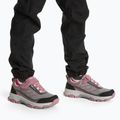 Kinder-Trekking-Schuhe KADVA Rocky Trail Low WaterProof Softshell grau 2
