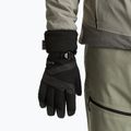 Skihandschuhe KADVA Mountain Flow Pro Leder 3M Thinsulate schwarz 3