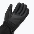 Damen-Skihandschuhe KADVA Mountain Flow Pro Leder 3M Thinsulate schwarz 7