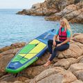 Set Paddleboard SUP aufblasbar AQUASTIC Perth Sport 11'4" MSL allround green 20