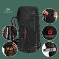 KADVA Sendero Trekking-Rucksack 35 l schwarz 22