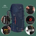 KADVA Sendero 35 l Trekking-Rucksack stahlblau 22