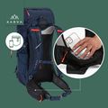 Trekking-Rucksack KADVA Sendero 35 l stahlblau 25