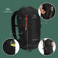 KADVA Escapada 20 l Wanderrucksack schwarz 20