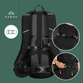 KADVA Escapada 20 l Wanderrucksack schwarz 22