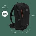 KADVA Escapada 30 l Wanderrucksack schwarz 24