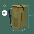 Städtischer Rucksack KADVA Companion 20 l khaki 17