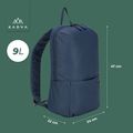 Städtischer Rucksack KADVA CityQuest 9 l marineblau 7