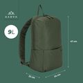 KADVA CityQuest 9 l grüner Stadtrucksack 7