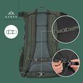 KADVA CityQuest 22 l grüner Stadtrucksack 22
