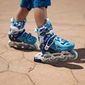 Kinder Inline-Skates ATTABO Flashled verstellbar blau 16