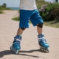 Kinder Inline-Skates ATTABO Flashled verstellbar blau 17