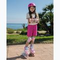 Kinder Inline-Skates ATTABO Flashled einstellbar rosa 14