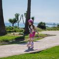 Kinder Inline-Skates ATTABO Flashled einstellbar rosa 15