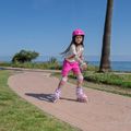Kinder Inline-Skates ATTABO Flashled einstellbar rosa 16