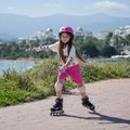 ATTABO Bladeroll Kinder Inline-Skates verstellbar schwarz/lila 15