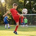 Kinder-Fußballset OneTeam Precision Set Trikot und Shorts rot 14