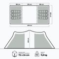 Campingzelt KADVA Kavio 6 plus grau 2