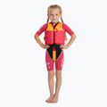 AQUASTIC Junior Kinder-Schwimmweste rosa/gelb 3